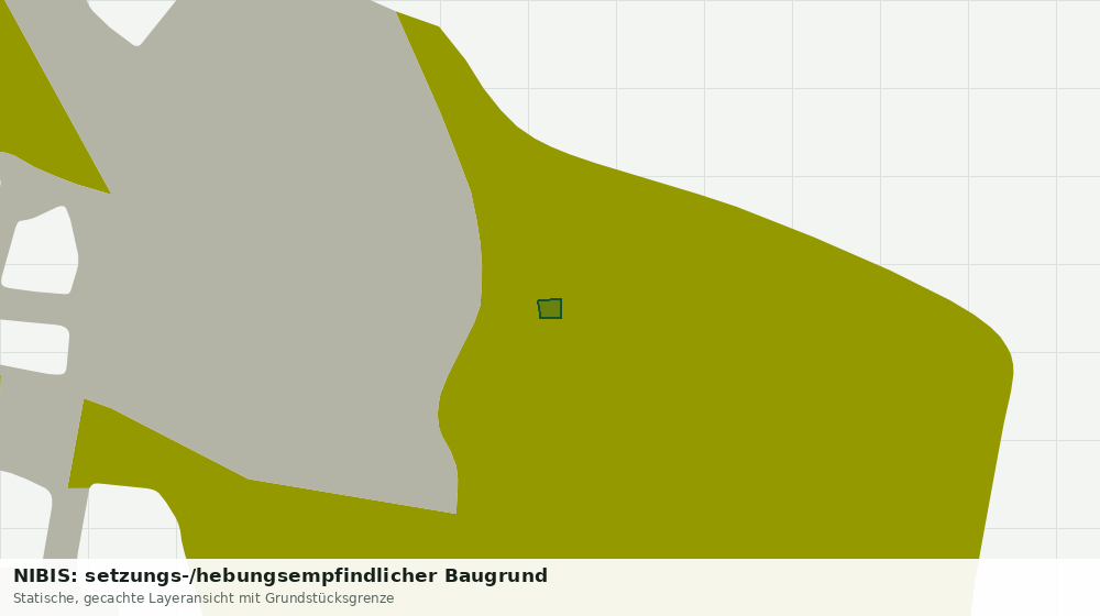 Statische Kartenansicht: NIBIS: setzungs-/hebungsempfindlicher Baugrund