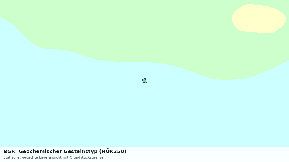 Statische Kartenansicht: BGR: Geochemischer Gesteinstyp (HÜK250)