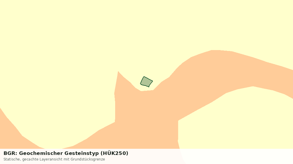 Statische Kartenansicht: BGR: Geochemischer Gesteinstyp (HÜK250)