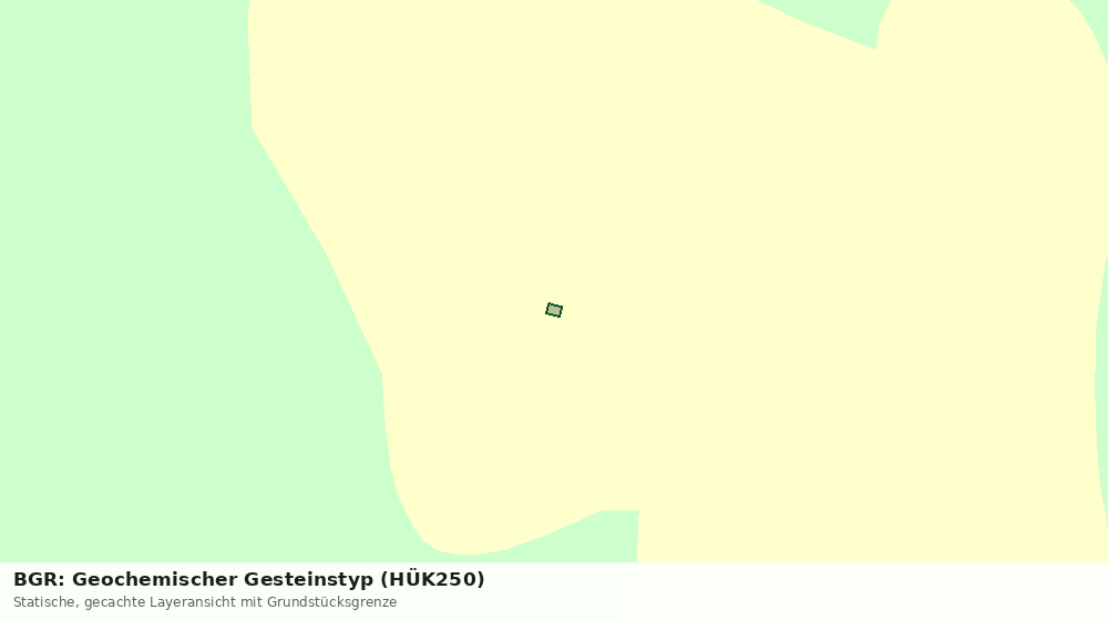 Statische Kartenansicht: BGR: Geochemischer Gesteinstyp (HÜK250)