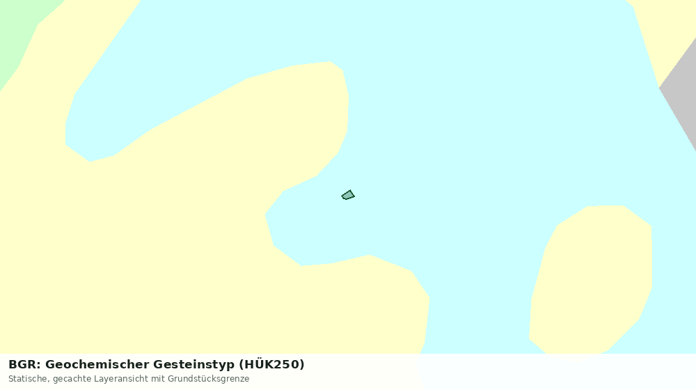 Statische Kartenansicht: BGR: Geochemischer Gesteinstyp (HÜK250)