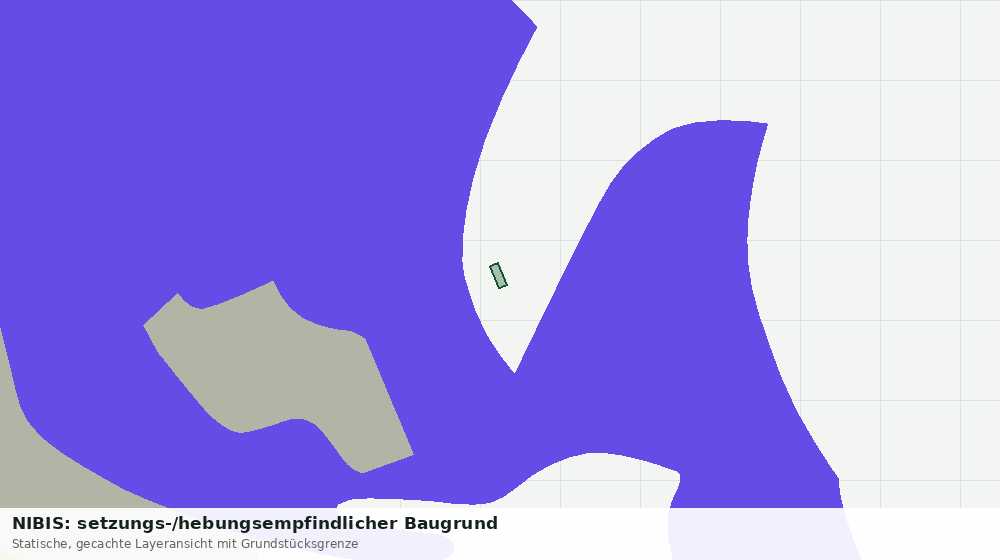 Statische Kartenansicht: NIBIS: setzungs-/hebungsempfindlicher Baugrund