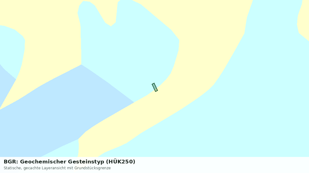 Statische Kartenansicht: BGR: Geochemischer Gesteinstyp (HÜK250)