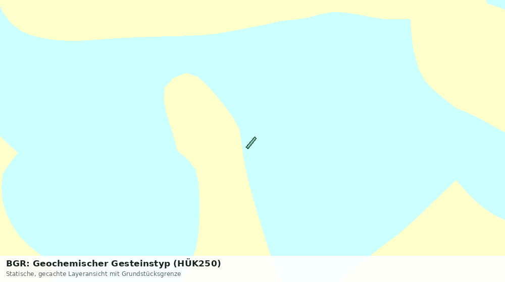 Statische Kartenansicht: BGR: Geochemischer Gesteinstyp (HÜK250)