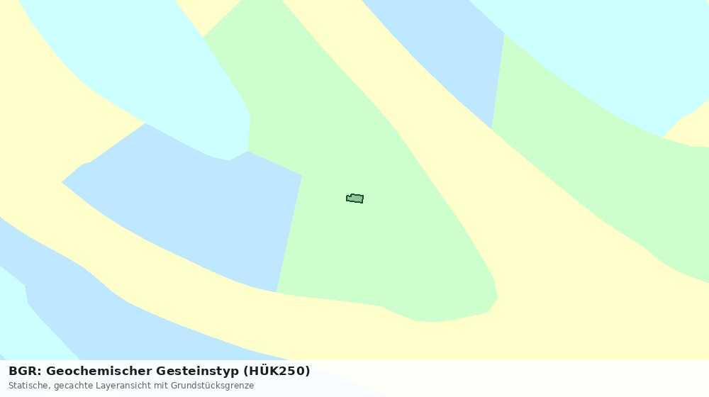 Statische Kartenansicht: BGR: Geochemischer Gesteinstyp (HÜK250)