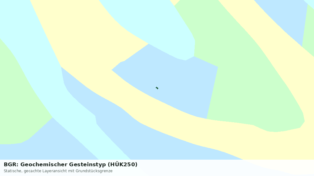 Statische Kartenansicht: BGR: Geochemischer Gesteinstyp (HÜK250)