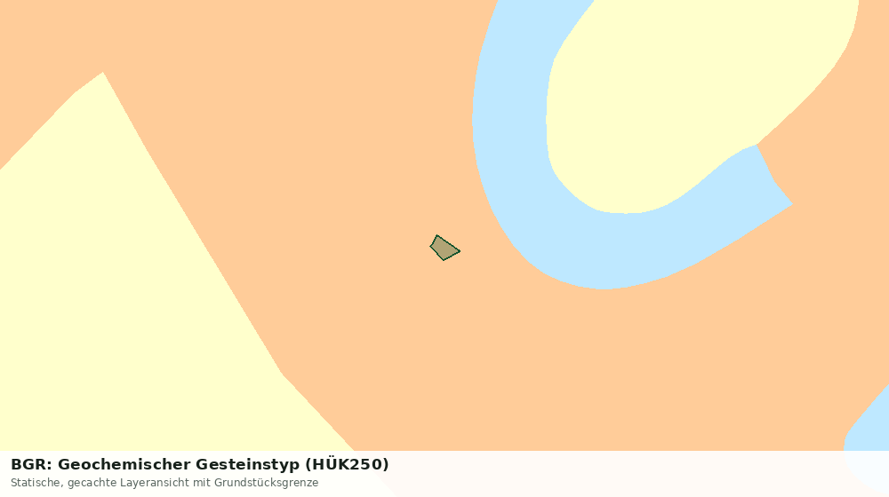 Statische Kartenansicht: BGR: Geochemischer Gesteinstyp (HÜK250)