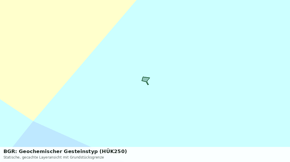 Statische Kartenansicht: BGR: Geochemischer Gesteinstyp (HÜK250)