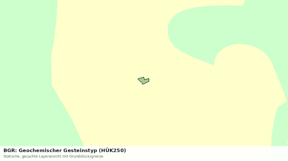 Statische Kartenansicht: BGR: Geochemischer Gesteinstyp (HÜK250)