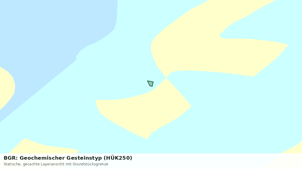 Statische Kartenansicht: BGR: Geochemischer Gesteinstyp (HÜK250)