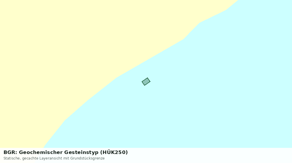 Statische Kartenansicht: BGR: Geochemischer Gesteinstyp (HÜK250)