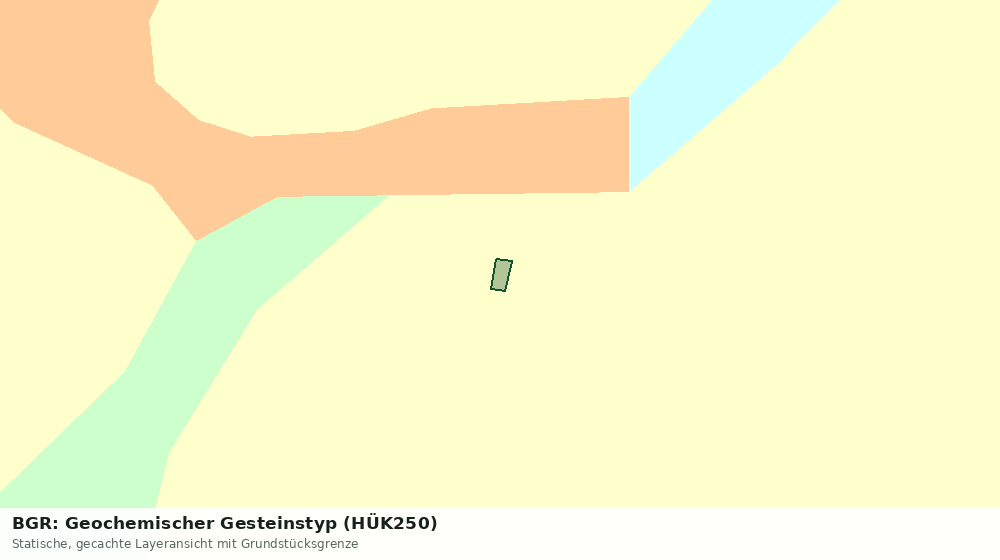 Statische Kartenansicht: BGR: Geochemischer Gesteinstyp (HÜK250)