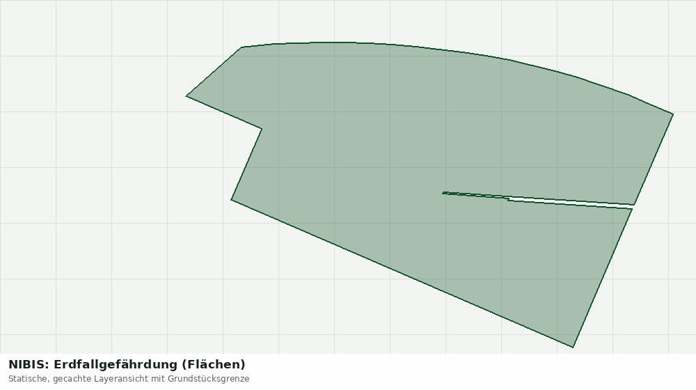 Statische Kartenansicht: NIBIS: Erdfallgefährdung (Flächen)