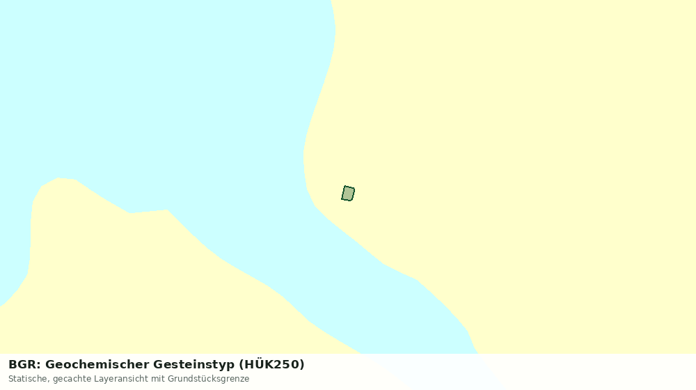 Statische Kartenansicht: BGR: Geochemischer Gesteinstyp (HÜK250)