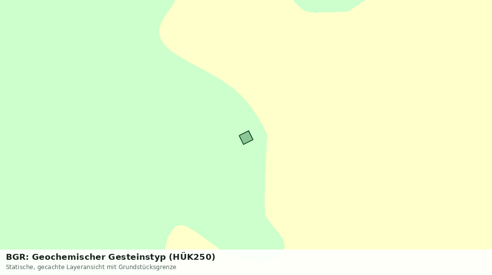 Statische Kartenansicht: BGR: Geochemischer Gesteinstyp (HÜK250)