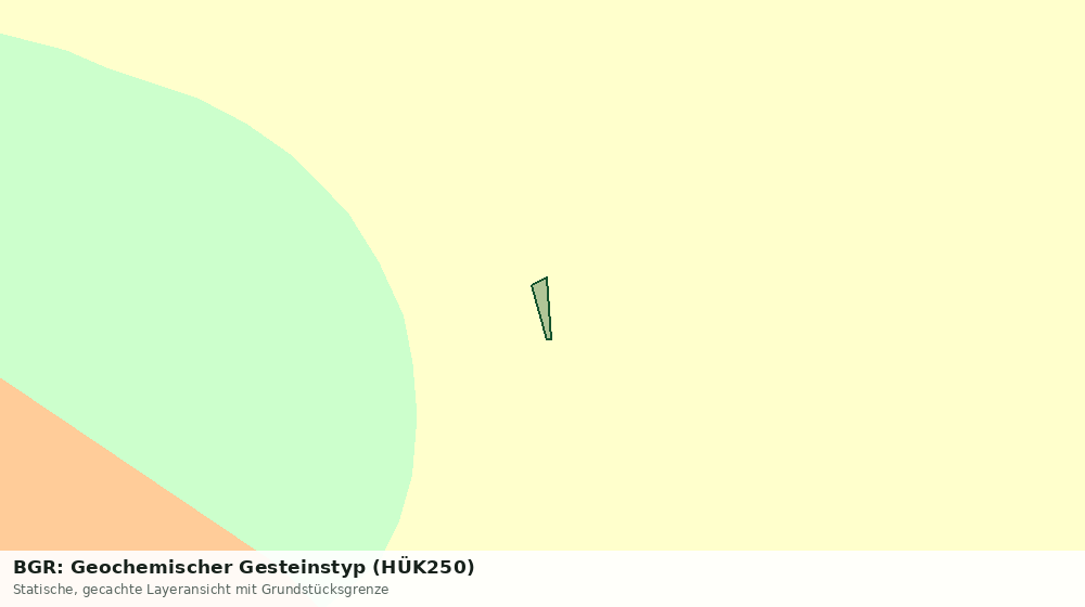 Statische Kartenansicht: BGR: Geochemischer Gesteinstyp (HÜK250)