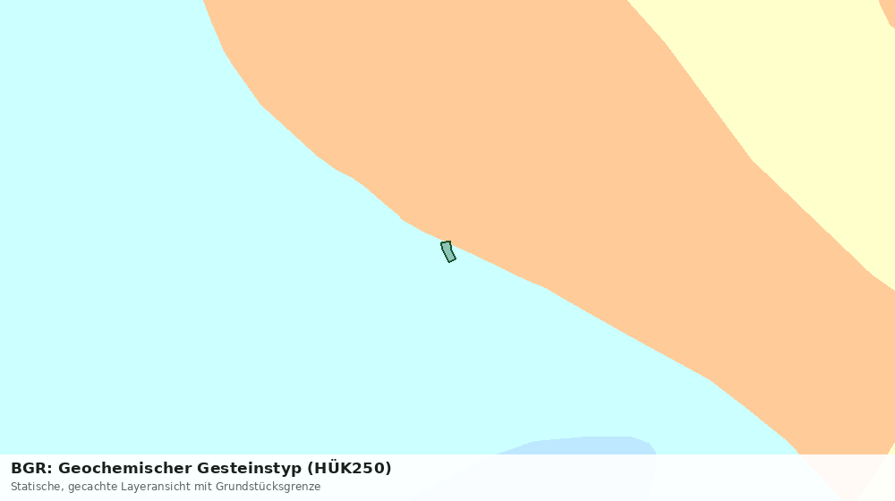 Statische Kartenansicht: BGR: Geochemischer Gesteinstyp (HÜK250)