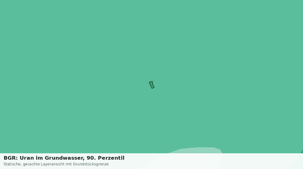 Statische Kartenansicht: BGR: Uran im Grundwasser, 90. Perzentil