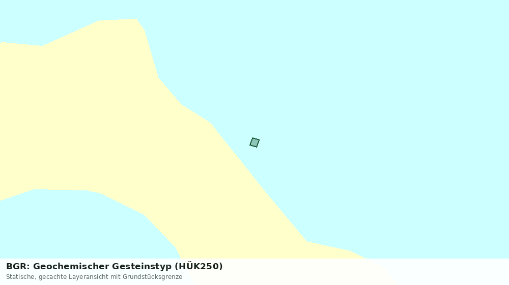Statische Kartenansicht: BGR: Geochemischer Gesteinstyp (HÜK250)