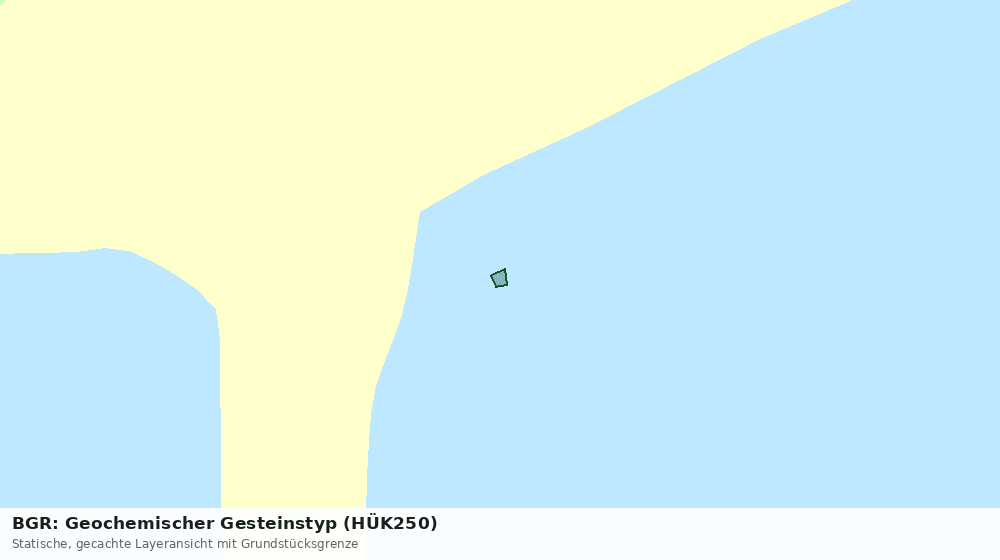 Statische Kartenansicht: BGR: Geochemischer Gesteinstyp (HÜK250)