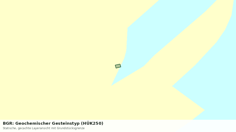 Statische Kartenansicht: BGR: Geochemischer Gesteinstyp (HÜK250)