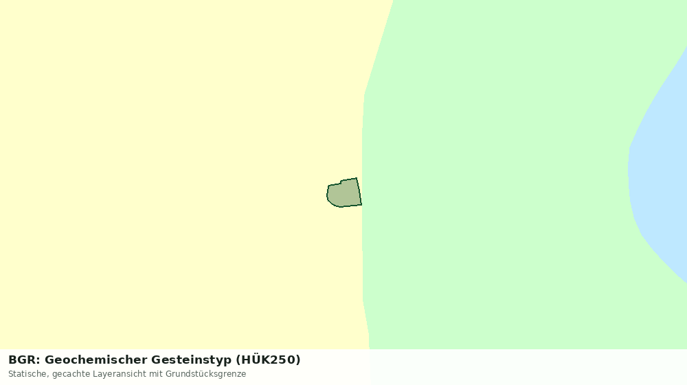 Statische Kartenansicht: BGR: Geochemischer Gesteinstyp (HÜK250)