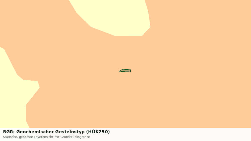 Statische Kartenansicht: BGR: Geochemischer Gesteinstyp (HÜK250)