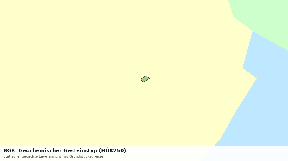 Statische Kartenansicht: BGR: Geochemischer Gesteinstyp (HÜK250)