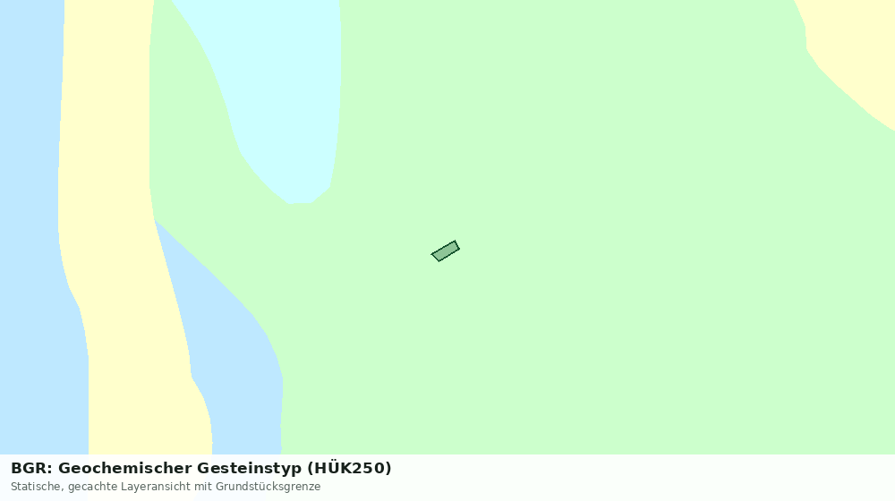 Statische Kartenansicht: BGR: Geochemischer Gesteinstyp (HÜK250)