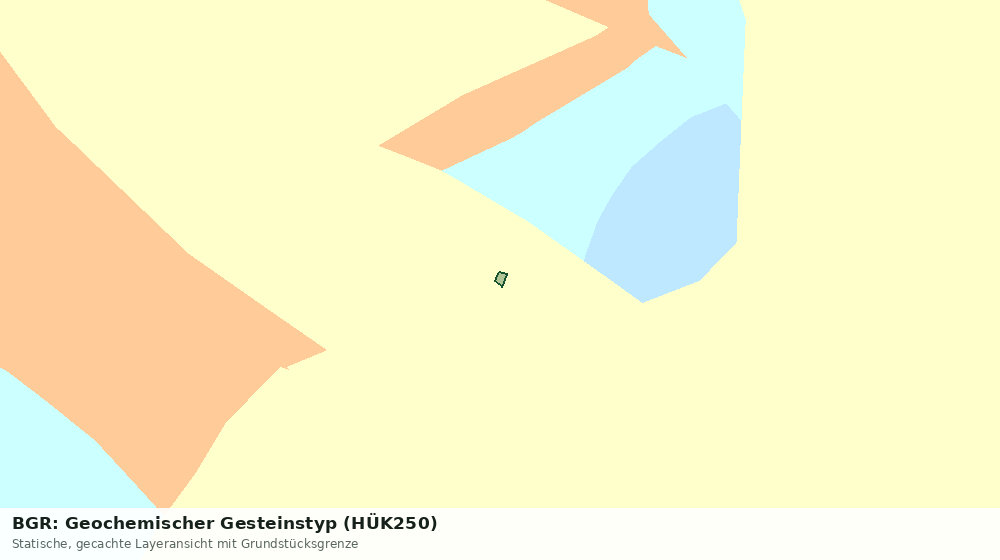 Statische Kartenansicht: BGR: Geochemischer Gesteinstyp (HÜK250)