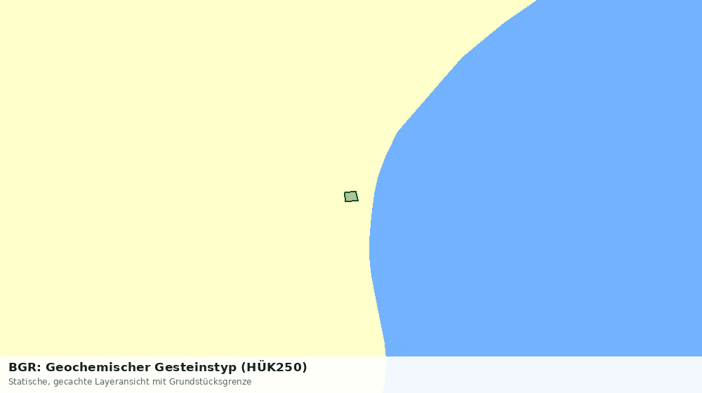 Statische Kartenansicht: BGR: Geochemischer Gesteinstyp (HÜK250)