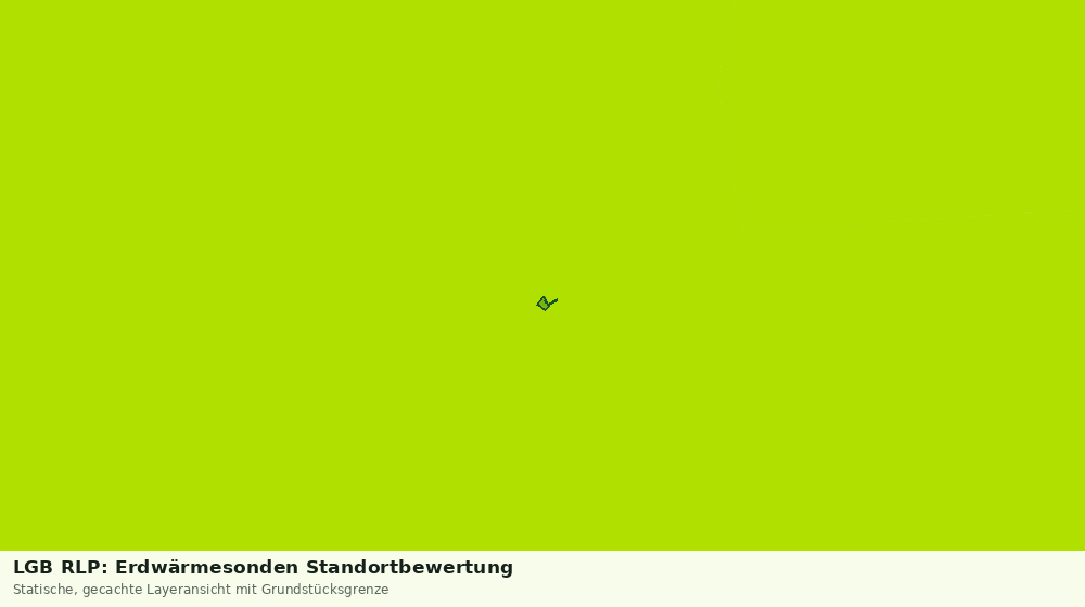 Statische Kartenansicht: LGB RLP: Erdwärmesonden Standortbewertung