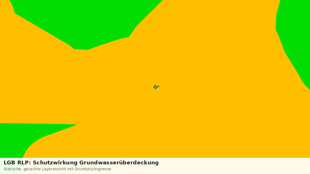 Statische Kartenansicht: LGB RLP: Schutzwirkung Grundwasserüberdeckung