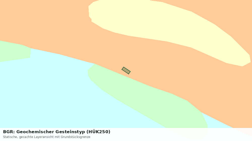 Statische Kartenansicht: BGR: Geochemischer Gesteinstyp (HÜK250)
