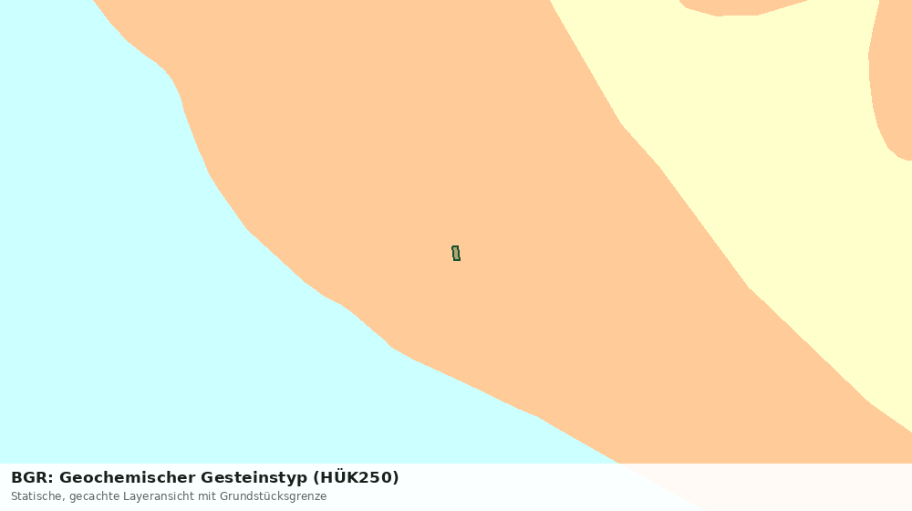 Statische Kartenansicht: BGR: Geochemischer Gesteinstyp (HÜK250)