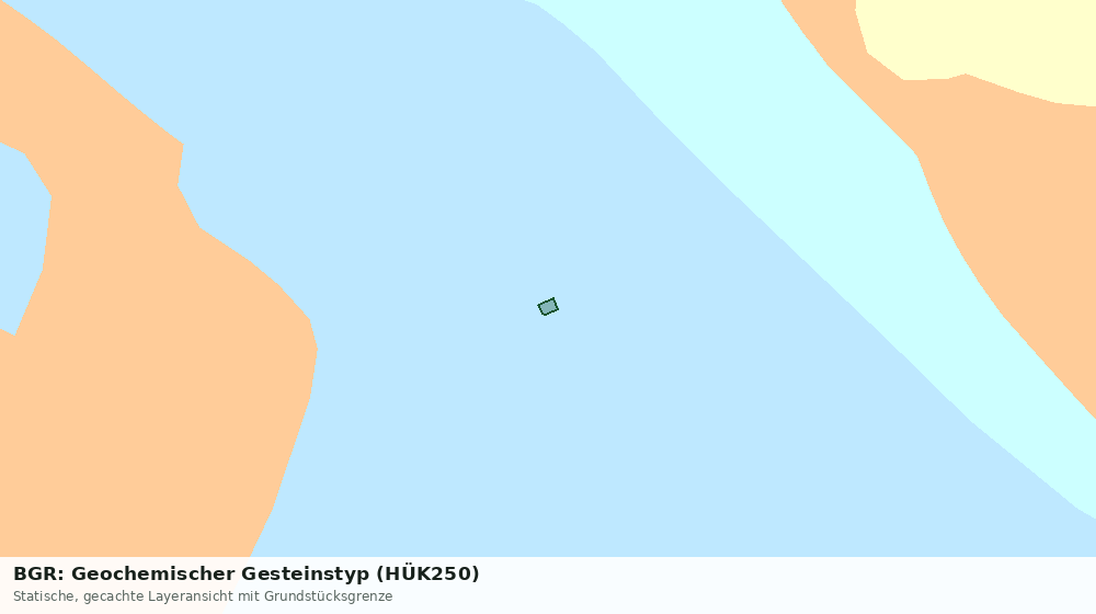 Statische Kartenansicht: BGR: Geochemischer Gesteinstyp (HÜK250)