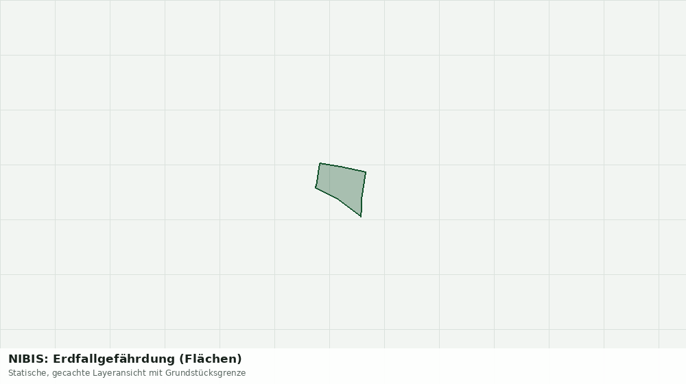 Statische Kartenansicht: NIBIS: Erdfallgefährdung (Flächen)