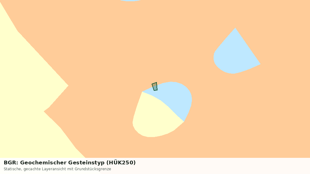 Statische Kartenansicht: BGR: Geochemischer Gesteinstyp (HÜK250)