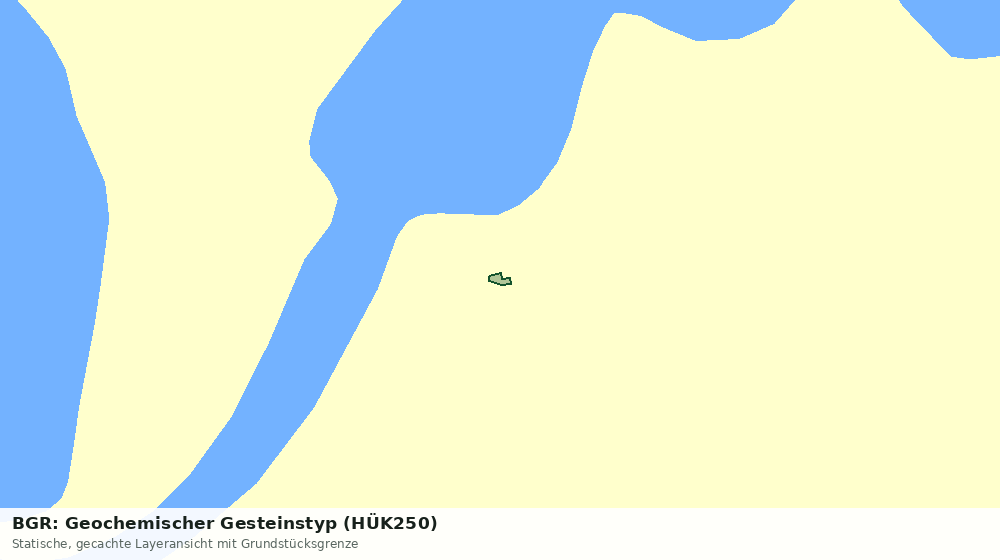 Statische Kartenansicht: BGR: Geochemischer Gesteinstyp (HÜK250)