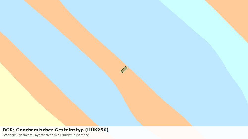 Statische Kartenansicht: BGR: Geochemischer Gesteinstyp (HÜK250)