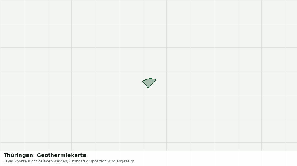 Statische Kartenansicht: Thüringen: Geothermiekarte