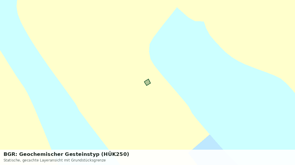 Statische Kartenansicht: BGR: Geochemischer Gesteinstyp (HÜK250)