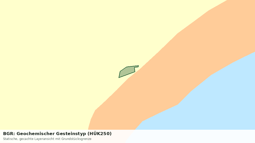 Statische Kartenansicht: BGR: Geochemischer Gesteinstyp (HÜK250)