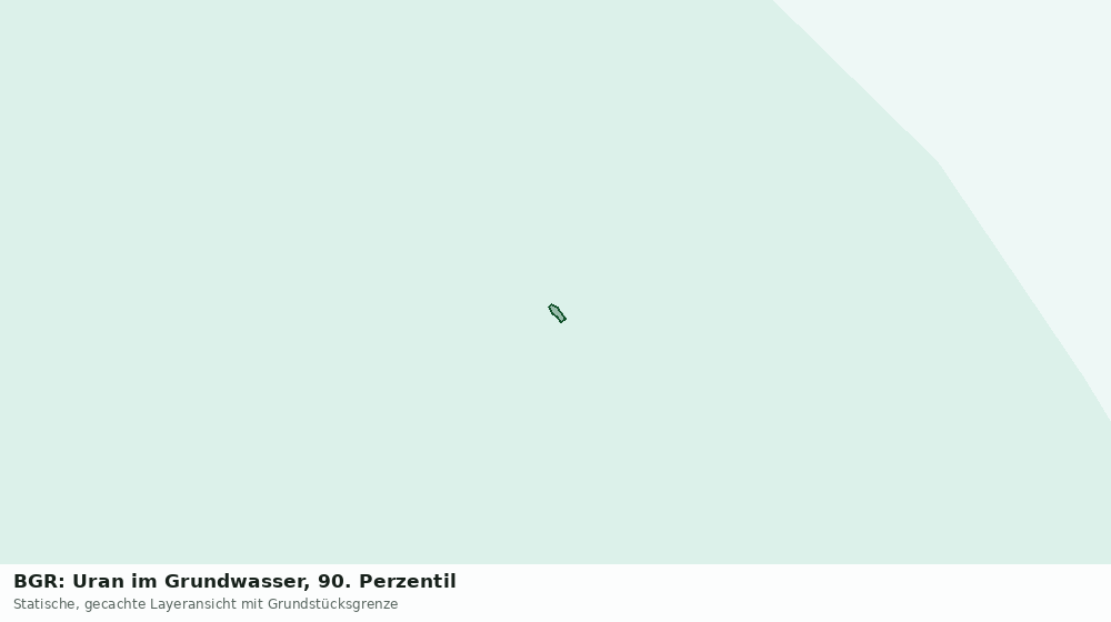 Statische Kartenansicht: BGR: Uran im Grundwasser, 90. Perzentil