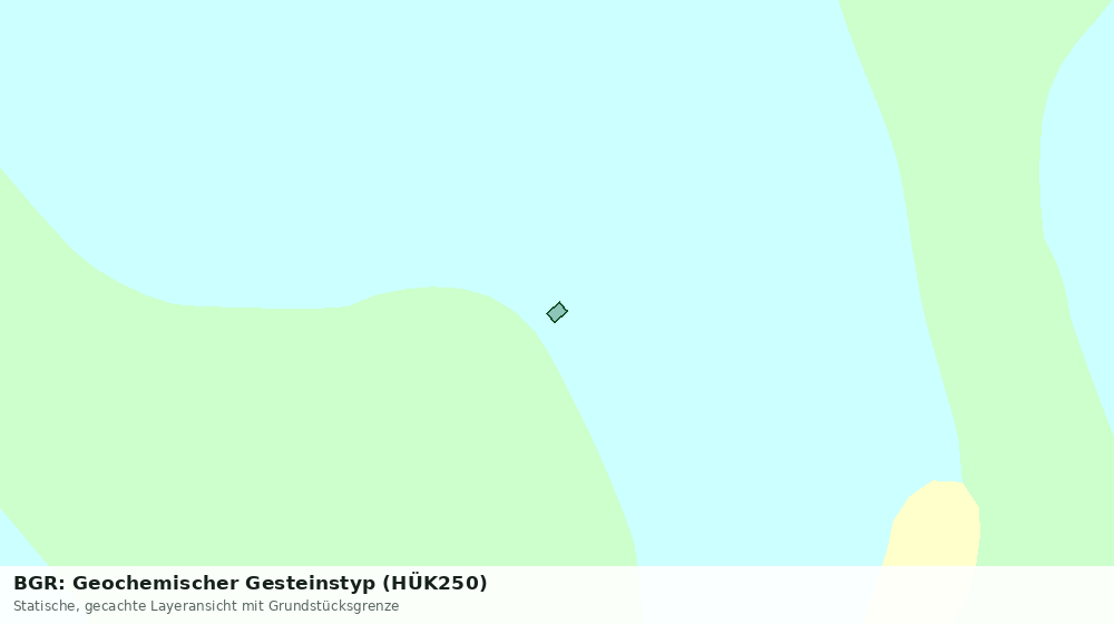 Statische Kartenansicht: BGR: Geochemischer Gesteinstyp (HÜK250)