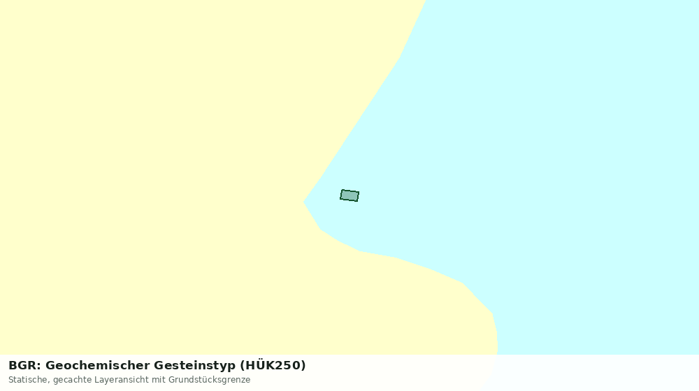 Statische Kartenansicht: BGR: Geochemischer Gesteinstyp (HÜK250)