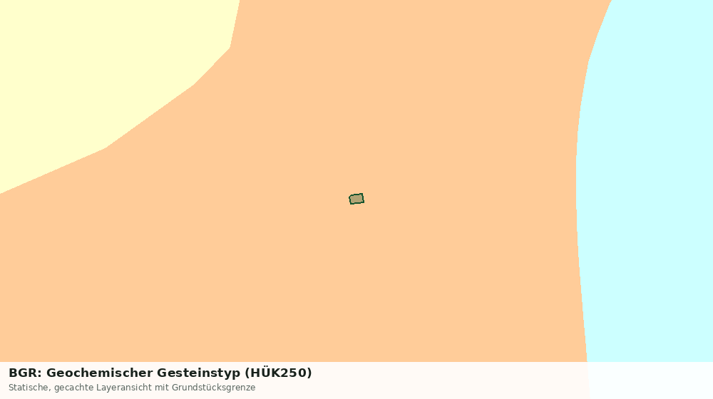 Statische Kartenansicht: BGR: Geochemischer Gesteinstyp (HÜK250)