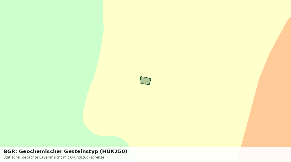 Statische Kartenansicht: BGR: Geochemischer Gesteinstyp (HÜK250)