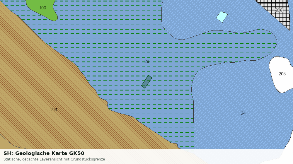 Statische Kartenansicht: SH: Geologische Karte GK50