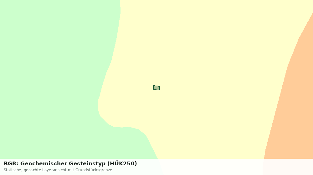 Statische Kartenansicht: BGR: Geochemischer Gesteinstyp (HÜK250)